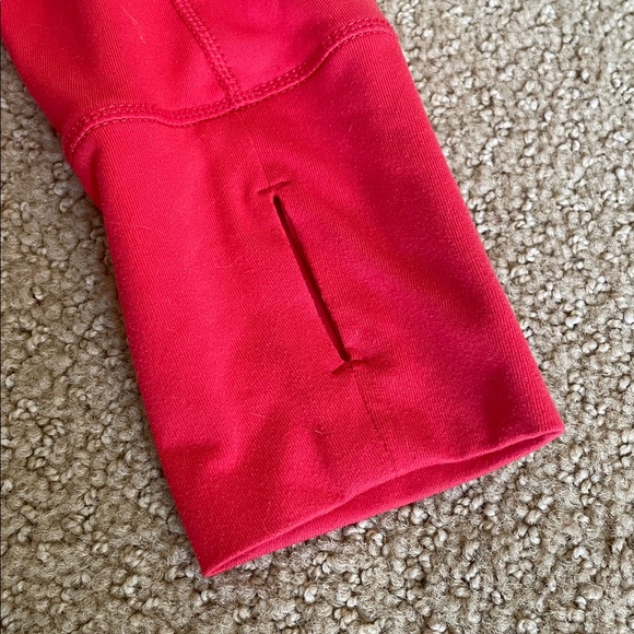 Brooks Red/Pink Long Sleeve, 3/4 inch zip up

Women’s size S

Great condition - Picture 6 of 6